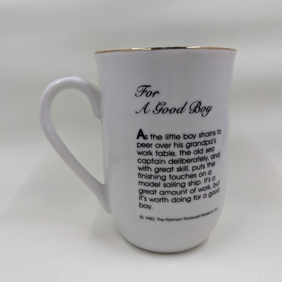 NORMAN Rockwell mug, For A Good Boy - Picture 2 of 4